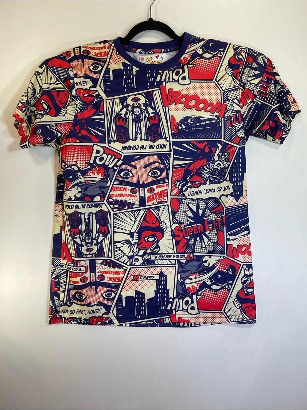 Oh Snap! By Drill Clothing Co Shirt Vintage Retro Style Comic Book Panel Art Lg